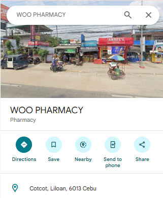 WOO PHARMACY-Liloan Branch